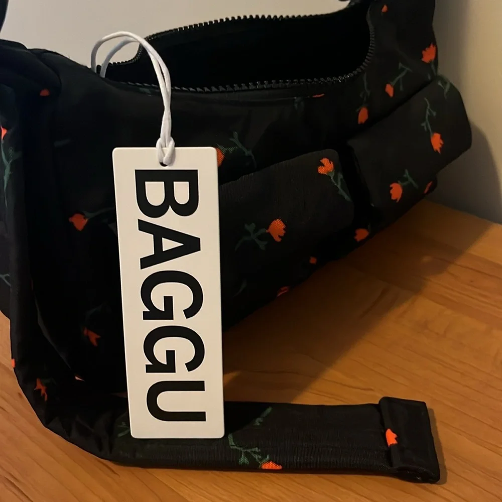 Baggu Painted Wildflower Cargo Shoulder Bag - Picture 6 of 6